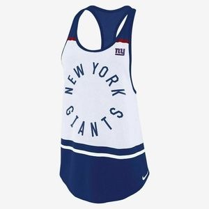 Nike Dry Circle (NFL Giants) Women's Tank Blue/White L Style 842178 100